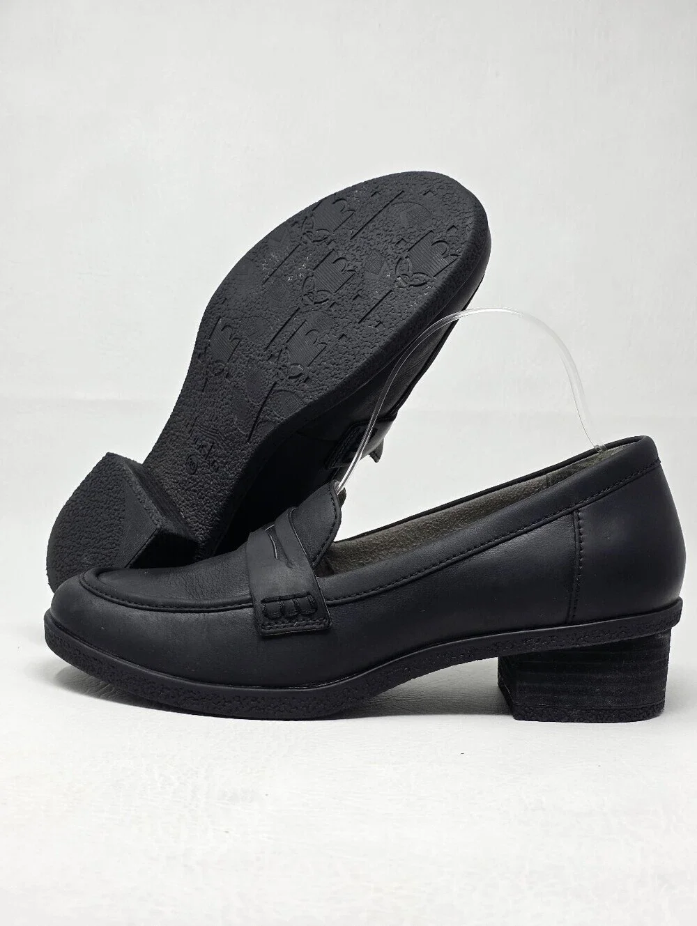 Dansko Danica Black Waterproof Burnished Loafer Casual Shoes Womens 39 US 8.5-9
